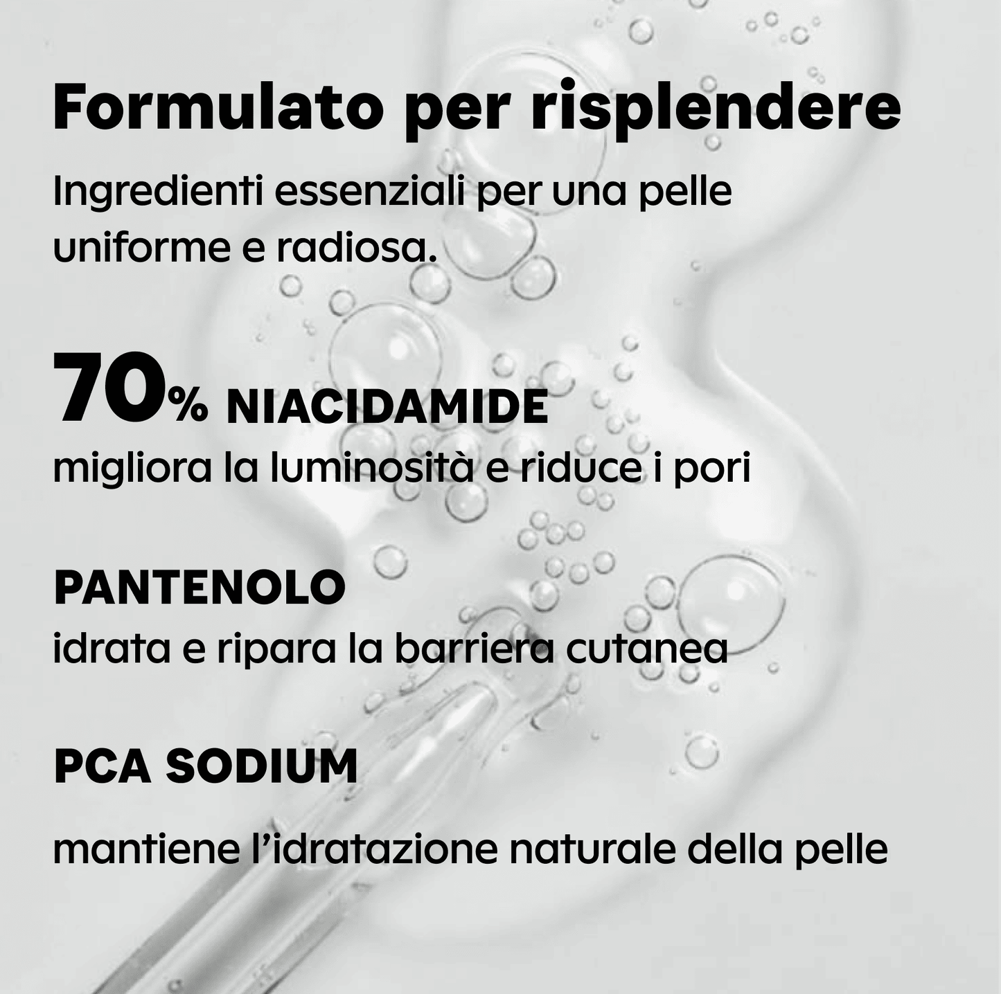 Sérum à la niacinamide
