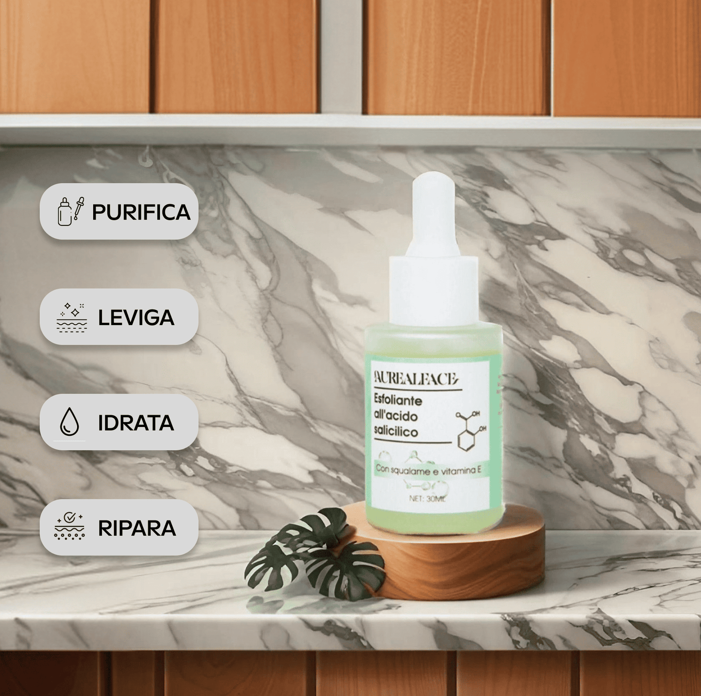Exfoliant à l'acide salicylique