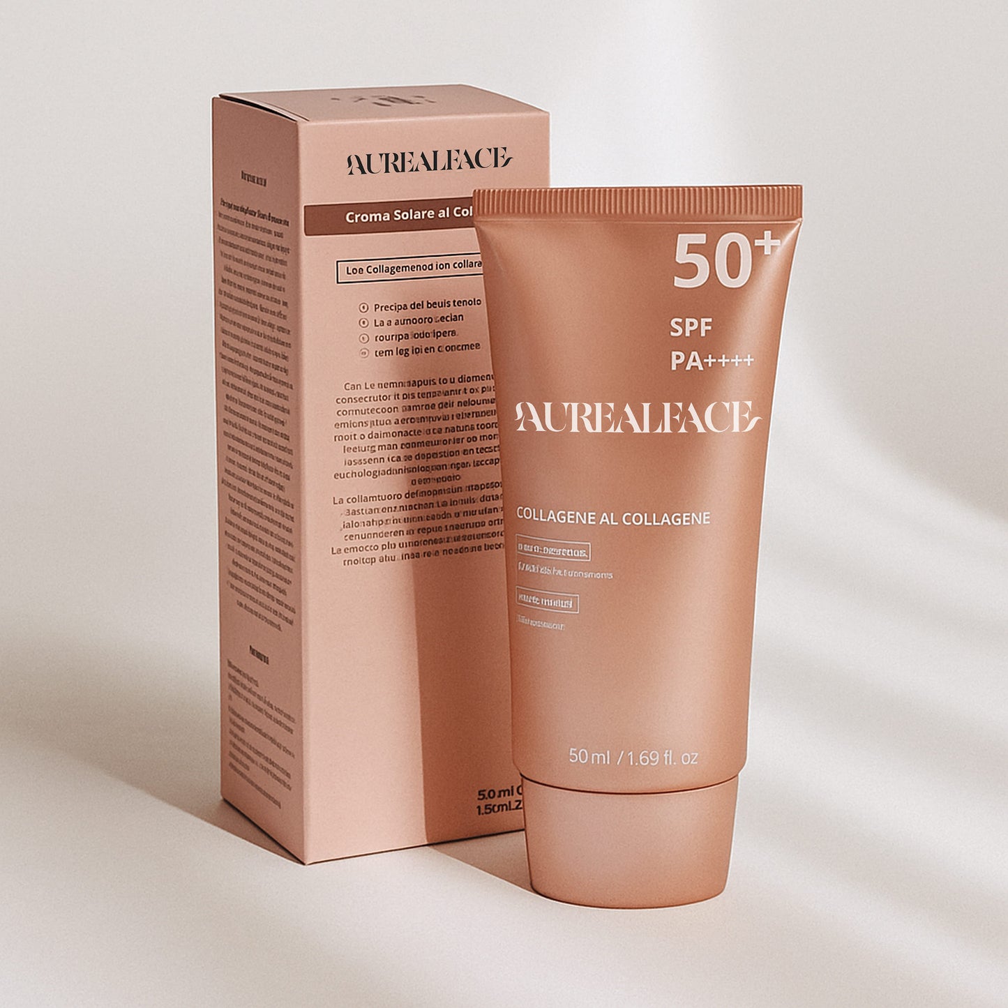 Crème solaire au collagène