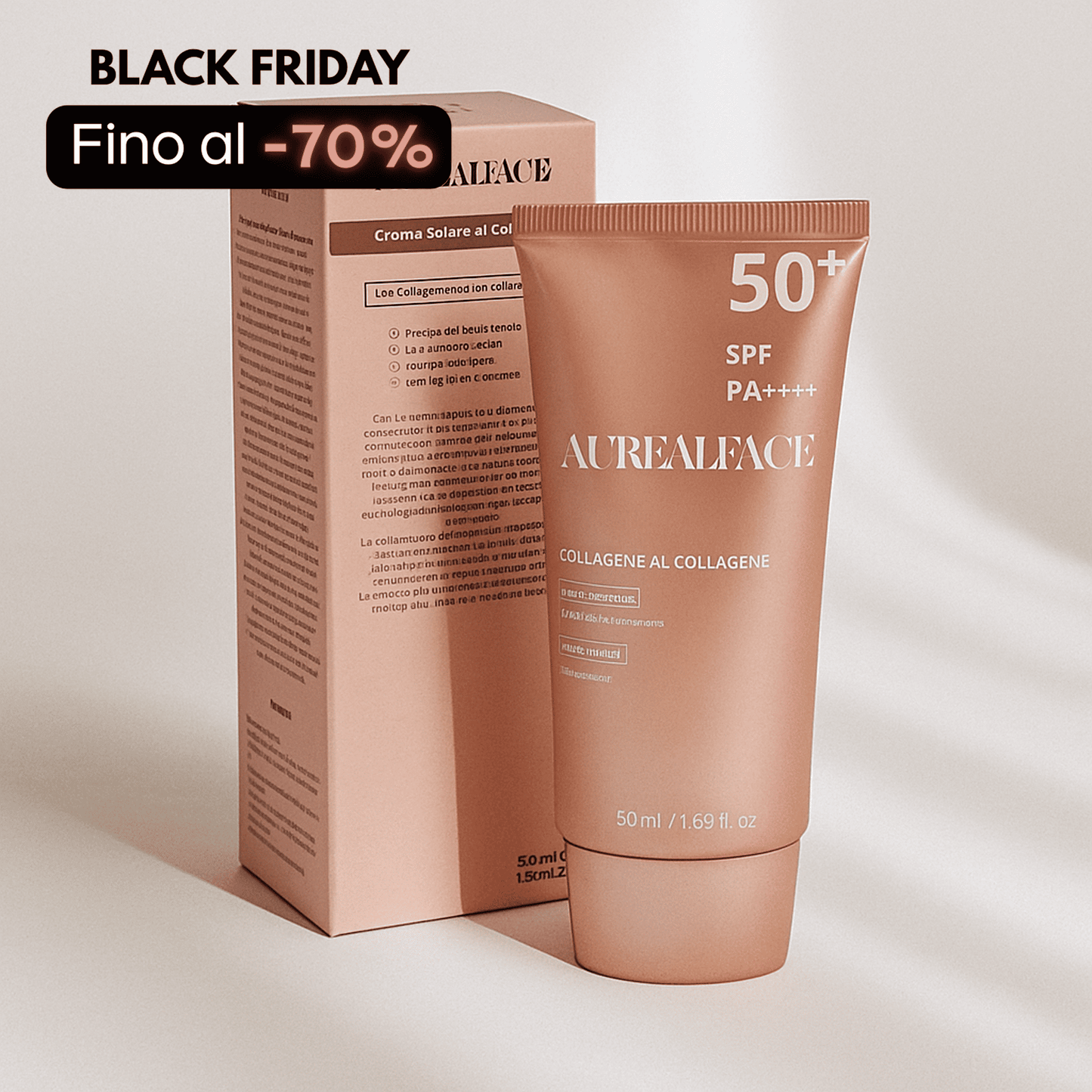 Crème solaire au collagène