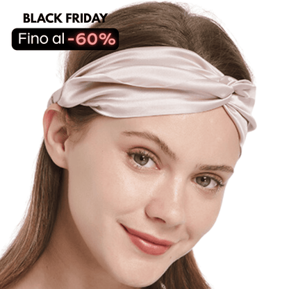 Bandeau pour cheveux 100% soie