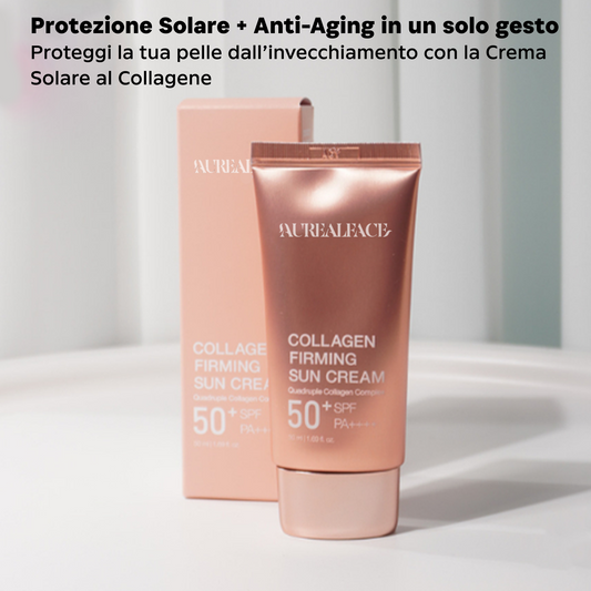 Crème solaire au collagène