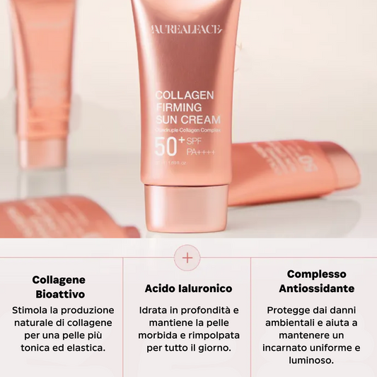 Crème solaire au collagène